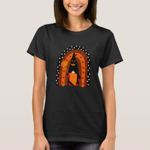 Gnome Witch Halloween Costume Pumpkin Autumn Fall T-Shirt
