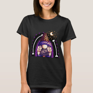 Gnome Witch Halloween Costume Pumpkin Autumn Fall T-Shirt
