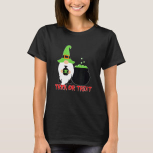 Gnome Witch's Potion Trick Or Treat Funny Hallowee T-Shirt