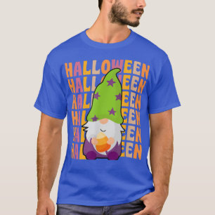 Gnome With Candy 70s 80s Retro Vintage Style Hallo T-Shirt