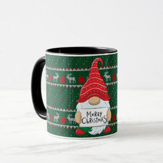 Gnome with Santa Hat MUGS