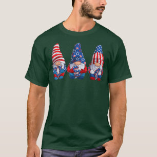 Gnomes 4th Of July Funny American Patriotic USA  T-Shirt