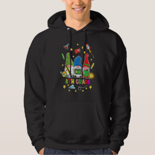 Gnomes 8th Grade Crew First Day Teacher Back To Sc Hoodie