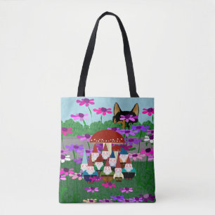 Gnomes Allover Tote Bag