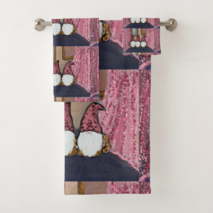  GNOMES           BATH TOWEL SET