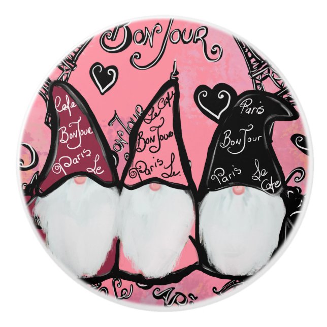  GNOMES           CERAMIC KNOB (Front)