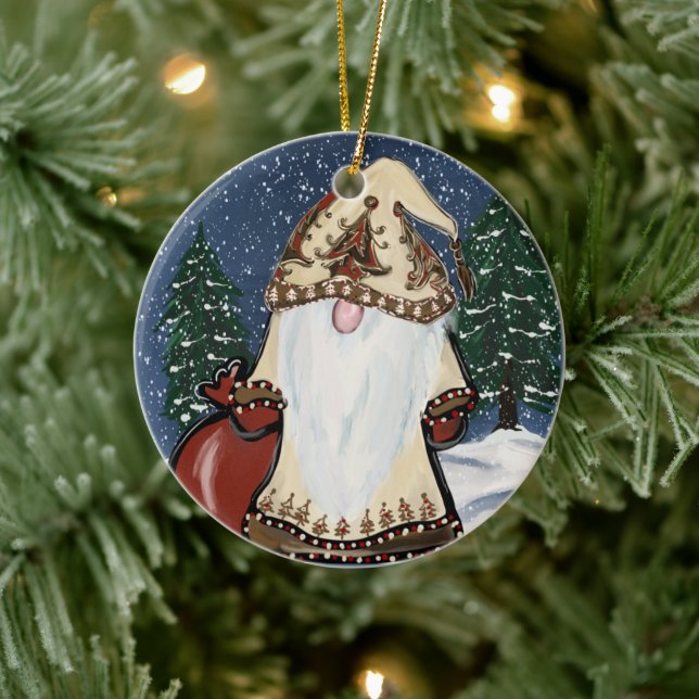 Gnomes   ceramic ornament (Tree)
