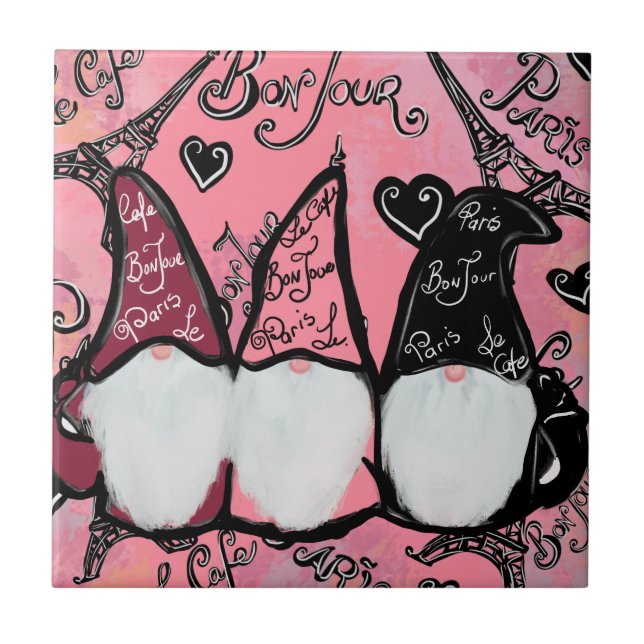  GNOMES       CERAMIC TILE (Front)