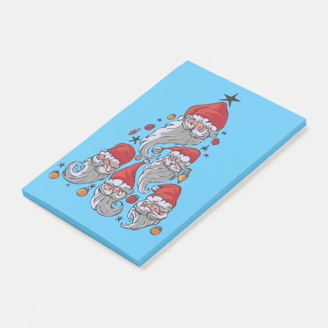 Gnomes Christmas Tree Post-it Notes (Angled)