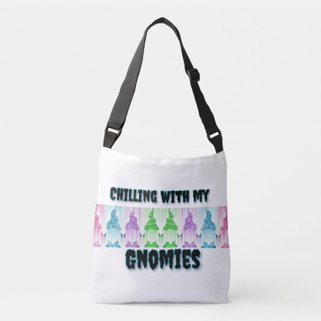 gnomes crossbody bag (Front)