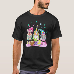 Gnomes Cute Ester Egg Apparel Easter Day Family Ma T-Shirt