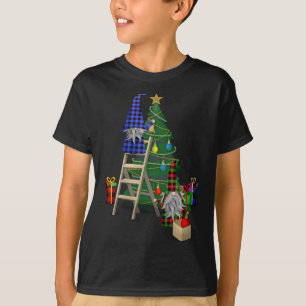 Gnomes Decorating Christmas Tree Cute Gnomes T-Shirt