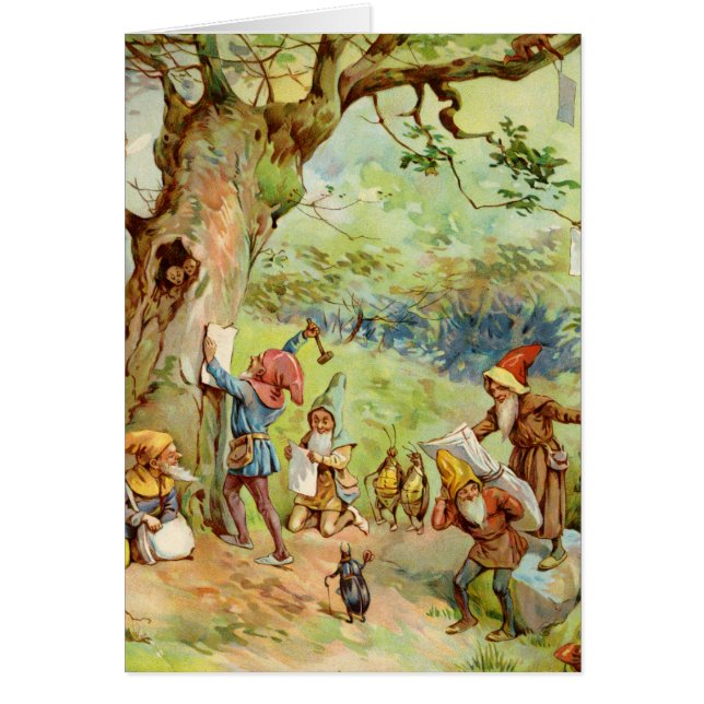 Gnomes, Elves and Fairies in the Magical Forest (Front)