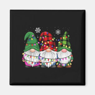 Gnomes Family Matching Pjs Men Women Funny Xmas Ho Magnet