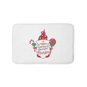 Gnome's Favourite Nurse   Bath Mat