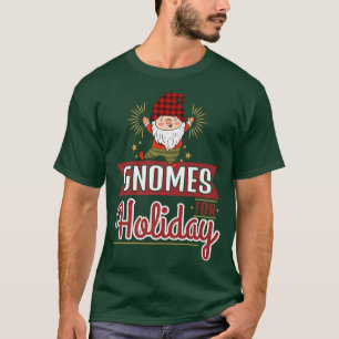 Gnomes For Hollidays Christmas Celebration Women P T-Shirt
