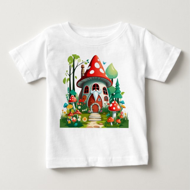 Gnome's Garden Adventure Baby T-Shirt (Front)