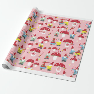 Gnomes Garden Party Gift Wrap