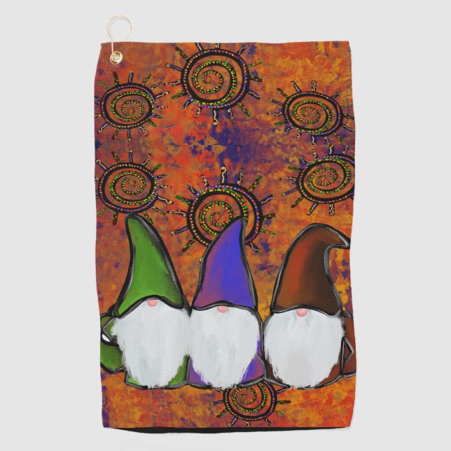  GNOMES         GOLF TOWEL (Front)