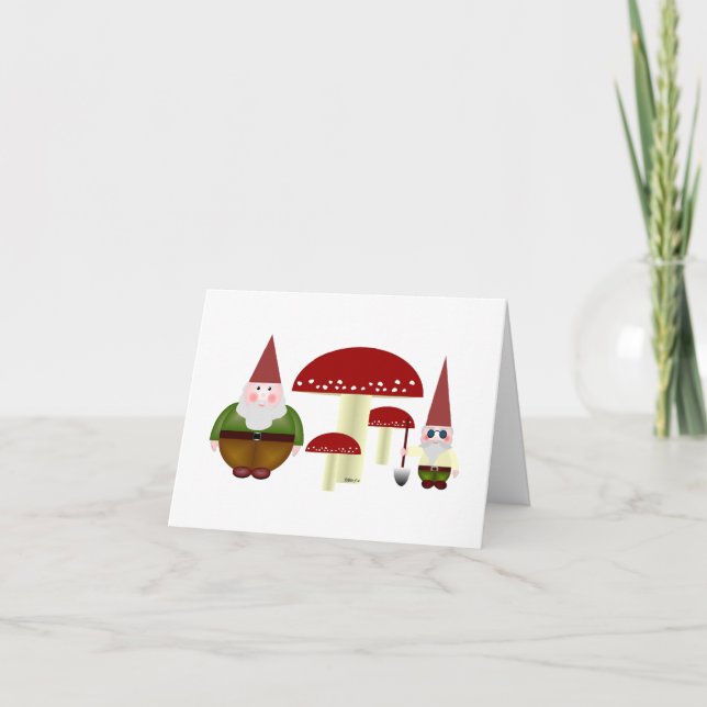 Gnomes Greeting Card (Front)
