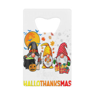 Gnomes Halloween Thanksgiving Christmas Happy Hall