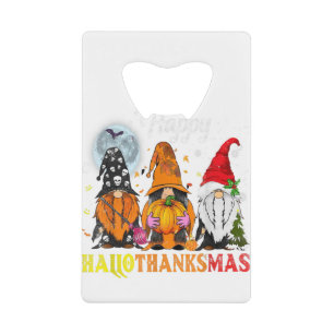 Gnomes Happy Hallothanksmas Halloween Thanksgiving