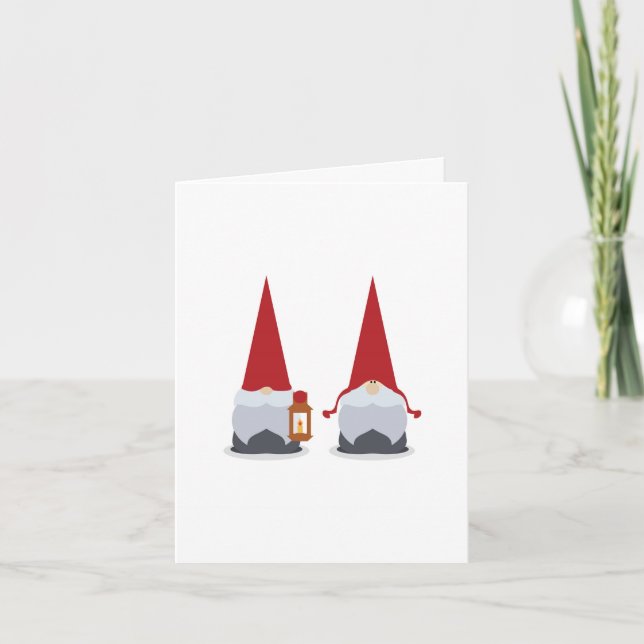 Gnomes Holiday Card (Front)