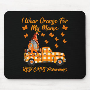 Gnomes I Wear Orange For My Mama RSD CRPS Awarenes Mouse Pad