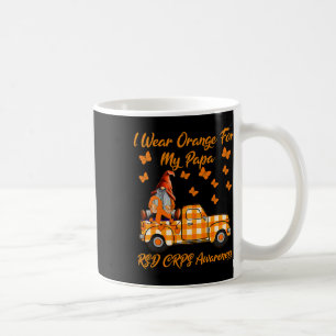 Gnomes I Wear Orange For My Papa Rsd Crps Awarenes Coffee Mug