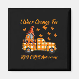 Gnomes I Wear Orange For Rsd Crps Awareness Magnet