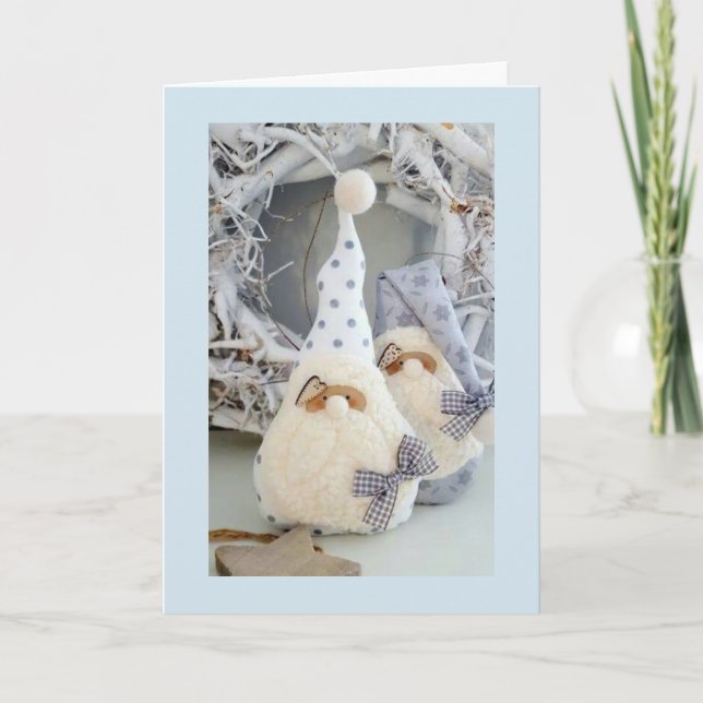 GNOMES KNOW HOW TO SAY **MERRY CHRISTMAS** HOLIDAY CARD (Front)