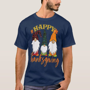 Gnomes Leopard Pumpkin Autumn Happy Fall Yall Than T-Shirt