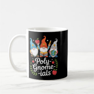 Gnomes Math Teacher Back To School Cute Design Coffee Mug