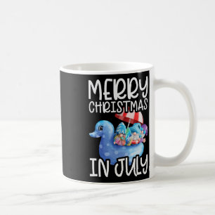 Gnomes Merry Christmas In July Tropical Christmas Coffee Mug