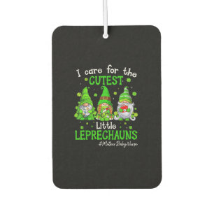 Gnomes Mother Baby Nurse St Patrick's Day Leprecha Car Air Freshener