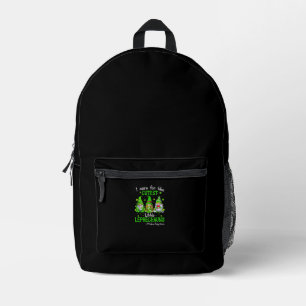 Gnomes Mother Baby Nurse St Patrick's Day Leprecha Printed Backpack