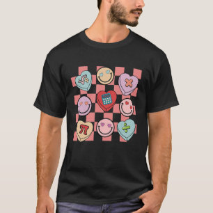 Gnomes Nurse Holding Hearts Stethoscope Cute Valen T-Shirt