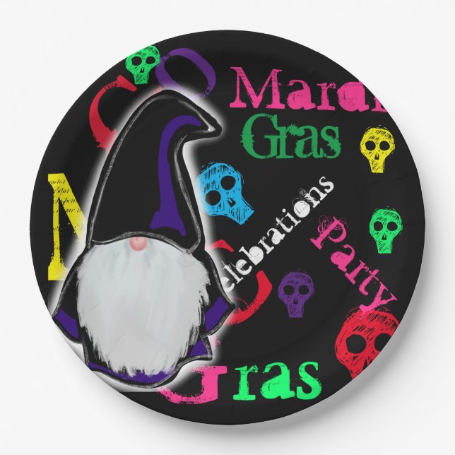 GNOMES       PAPER PLATE (Front)