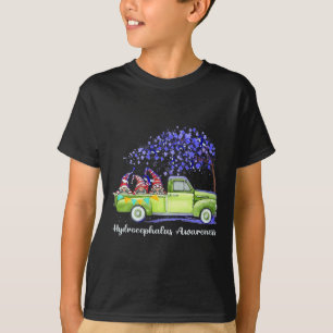 Gnomes Riding Truck Hydrocephalus Awareness T-Shirt