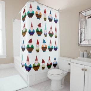 Gnomes Shower Curtain