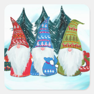 Gnomes Square Sticker