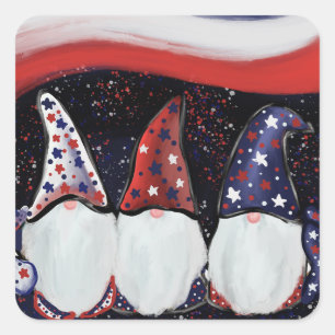 GNOMES SQUARE STICKER
