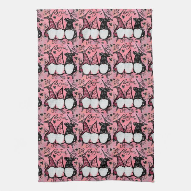  GNOMES         TEA TOWEL (Vertical)