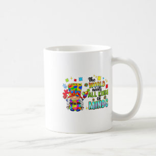 Gnomes The World Needs All Kinds Of Minds Autism A Coffee Mug