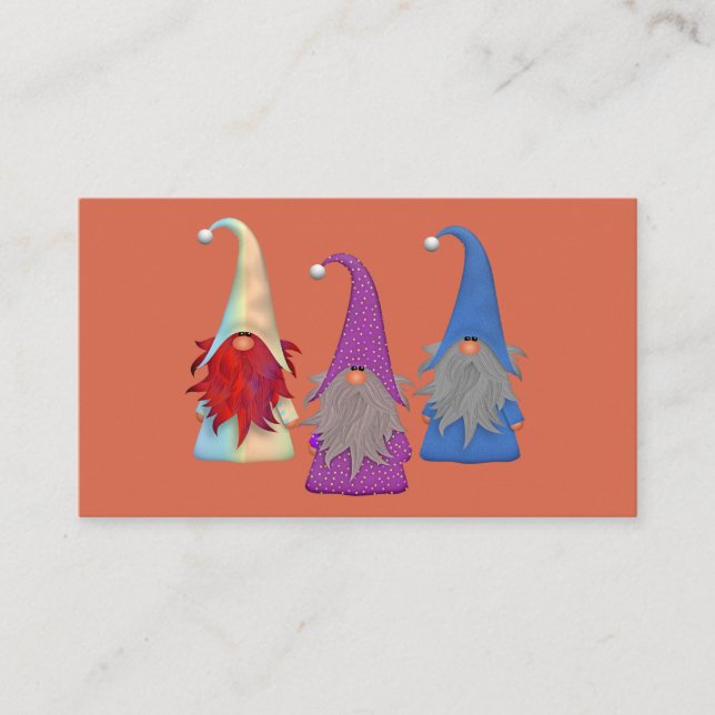 Gnomes Trio Business Card (Front)
