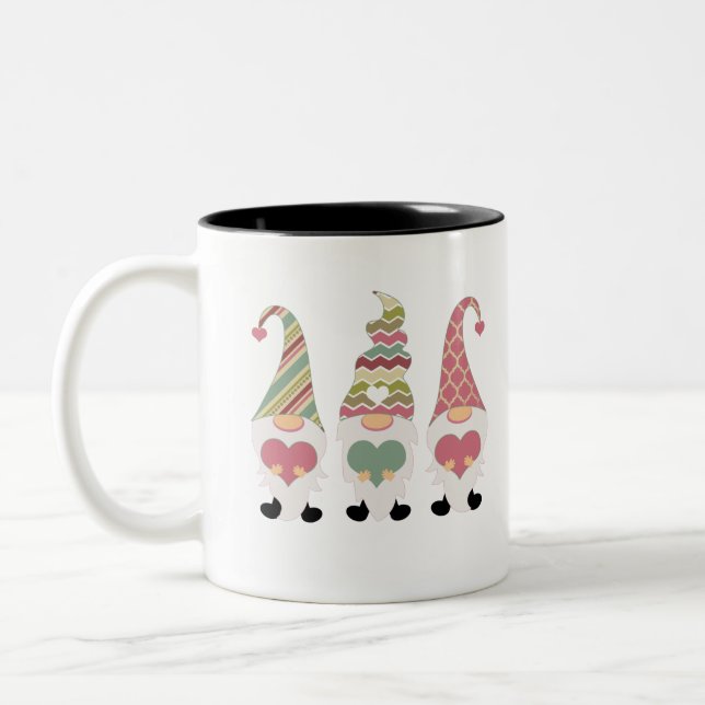 Gnomes Two-Tone Coffee Mug (Left)