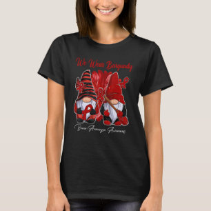 Gnomes We Wear Pink And Blue Birth Defects Awarene T-Shirt