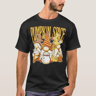 Gnomes with autumn drinks T-Shirt