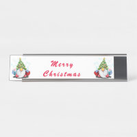 Gnomes with Christmas Tree Hat and Gifts