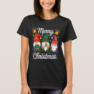 Gnomes Xmas Funny Merry Christmas Gnomes Men Women T-Shirt